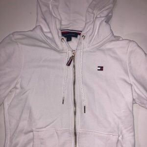 TOMMY HILFIGER cute white hoodie🤍